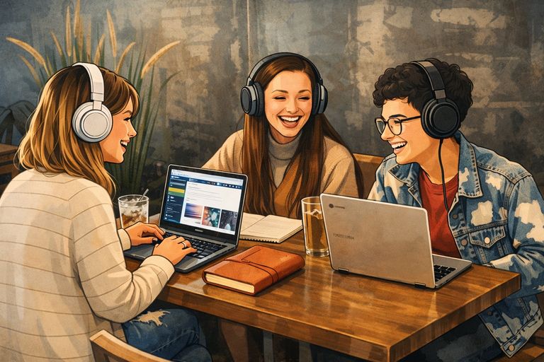 Estudiantes preparando oposiciones